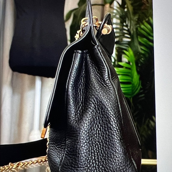 Tory Burch Black Leather Chelsea Shoulder bag/ CrossbodyBag. - Picture 3 of 16